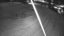 Spodní část sjezdovky skiareálu Karolinka