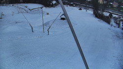 Spodní část sjezdovky skiareálu Karolinka