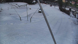 Spodní část sjezdovky skiareálu Karolinka