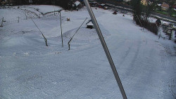 Spodní část sjezdovky skiareálu Karolinka