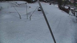 Spodní část sjezdovky skiareálu Karolinka