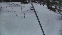 Spodní část sjezdovky skiareálu Karolinka