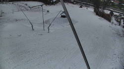 Spodní část sjezdovky skiareálu Karolinka