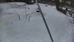 Spodní část sjezdovky skiareálu Karolinka