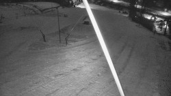 Spodní část sjezdovky skiareálu Karolinka