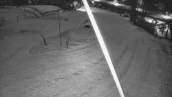 Spodní část sjezdovky skiareálu Karolinka