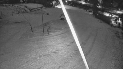 Spodní část sjezdovky skiareálu Karolinka