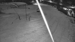 Spodní část sjezdovky skiareálu Karolinka