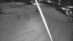 Spodní část sjezdovky skiareálu Karolinka