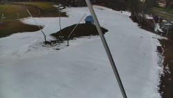 Spodní část sjezdovky skiareálu Karolinka