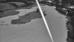 Spodní část sjezdovky skiareálu Karolinka