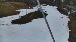 Spodní část sjezdovky skiareálu Karolinka