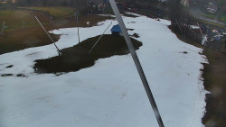 Spodní část sjezdovky skiareálu Karolinka