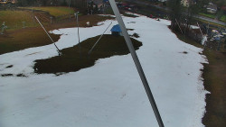 Spodní část sjezdovky skiareálu Karolinka