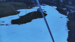 Spodní část sjezdovky skiareálu Karolinka