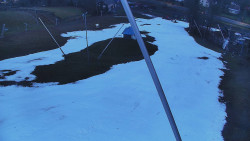 Spodní část sjezdovky skiareálu Karolinka