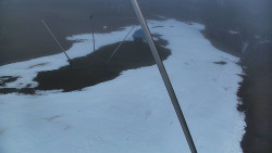 Spodní část sjezdovky skiareálu Karolinka