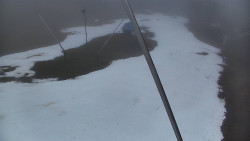 Spodní část sjezdovky skiareálu Karolinka