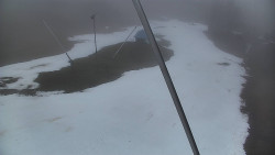 Spodní část sjezdovky skiareálu Karolinka