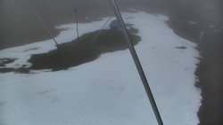 Spodní část sjezdovky skiareálu Karolinka