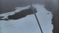 Spodní část sjezdovky skiareálu Karolinka