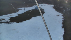 Spodní část sjezdovky skiareálu Karolinka