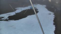 Spodní část sjezdovky skiareálu Karolinka