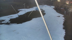 Spodní část sjezdovky skiareálu Karolinka