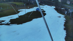 Spodní část sjezdovky skiareálu Karolinka