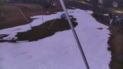 Spodní část sjezdovky skiareálu Karolinka