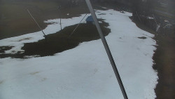 Spodní část sjezdovky skiareálu Karolinka