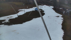 Spodní část sjezdovky skiareálu Karolinka