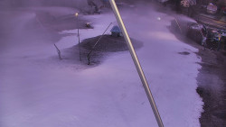 Spodní část sjezdovky skiareálu Karolinka