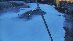 Spodní část sjezdovky skiareálu Karolinka