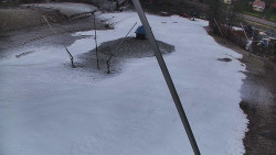 Spodní část sjezdovky skiareálu Karolinka