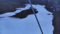 Spodní část sjezdovky skiareálu Karolinka