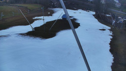 Spodní část sjezdovky skiareálu Karolinka