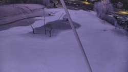 Spodní část sjezdovky skiareálu Karolinka