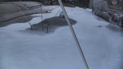 Spodní část sjezdovky skiareálu Karolinka