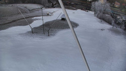 Spodní část sjezdovky skiareálu Karolinka