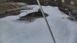 Spodní část sjezdovky skiareálu Karolinka