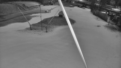 Spodní část sjezdovky skiareálu Karolinka