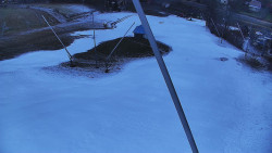 Spodní část sjezdovky skiareálu Karolinka