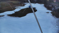 Spodní část sjezdovky skiareálu Karolinka