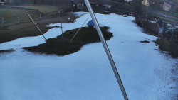 Spodní část sjezdovky skiareálu Karolinka