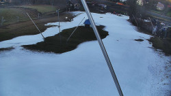 Spodní část sjezdovky skiareálu Karolinka