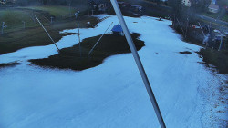 Spodní část sjezdovky skiareálu Karolinka