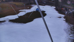 Spodní část sjezdovky skiareálu Karolinka