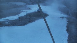 Spodní část sjezdovky skiareálu Karolinka