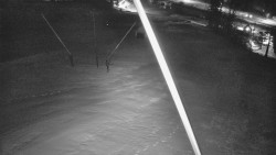 Spodní část sjezdovky skiareálu Karolinka